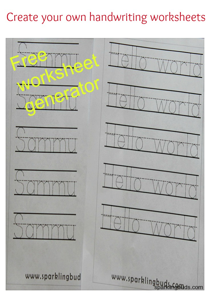 Free Worksheet Generator Free Worksheet Generator
