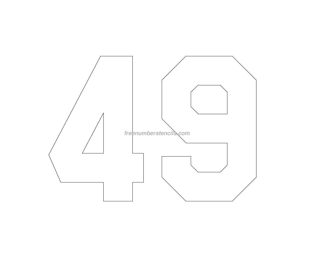 Jersey Printable Numbers Archives Freenumberstencils