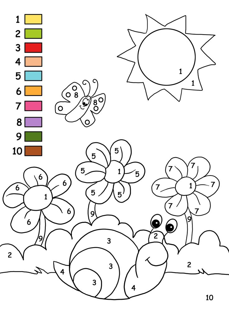 Kids Paint By Numbers Kindergarten Coloring Pages Kids Paint By Numbers Kindergarten Coloring Pages