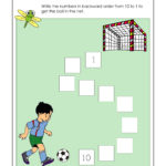 Kindergarten Worksheets 3 What Numbers Come Before