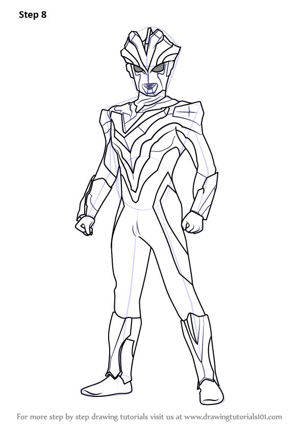 Learn How To Draw Ultraman Victory Ultraman Step By Step 