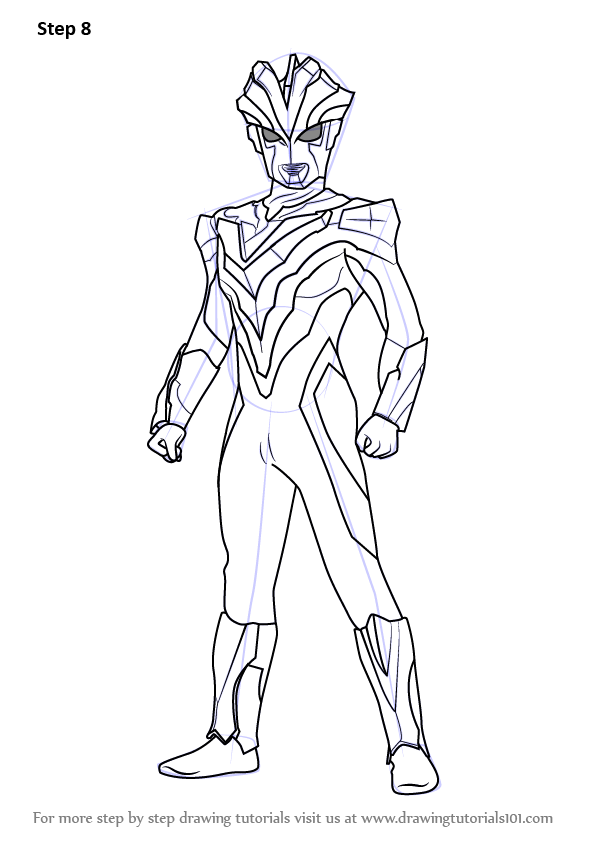 Learn How To Draw Ultraman Victory Ultraman Step By Step Learn How To Draw Ultraman Victory Ultraman Step By Step