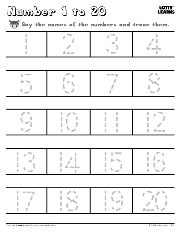 Learn To Write The Numbers From 1 To 50 Use The Dashed