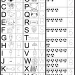 Letters And Numbers Tracing Worksheet FREE Printable