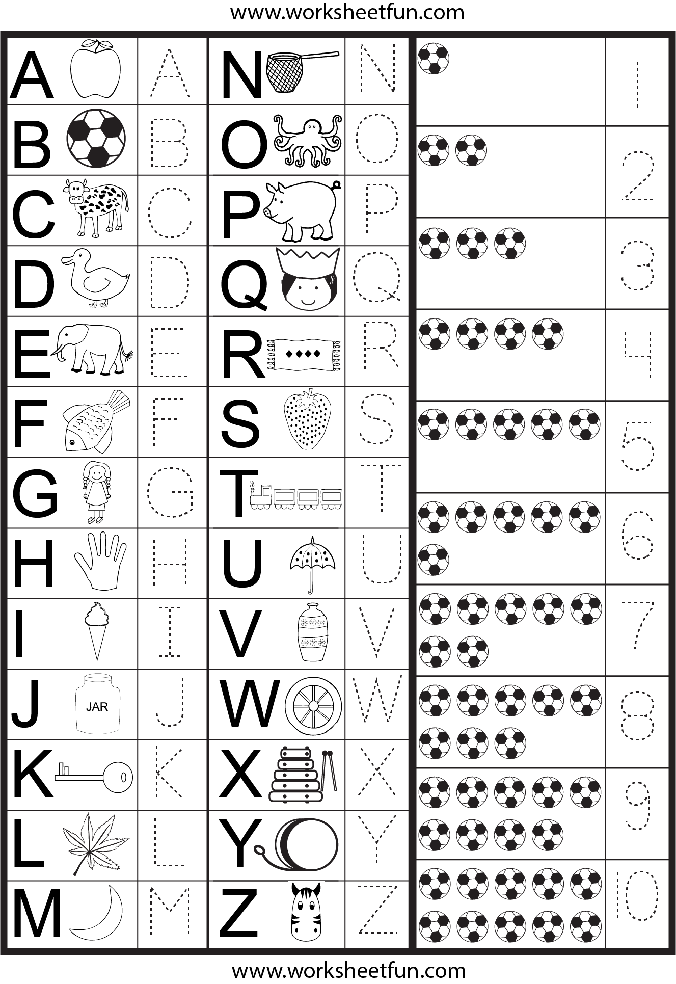 Letters And Numbers Tracing Worksheet FREE Printable Letters And Numbers Tracing Worksheet FREE Printable