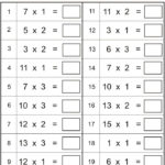 Maths Sheets For Year 4 In 2020 Math Multiplication