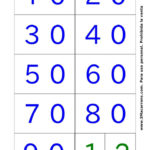 Montessori Number Cards Numeros Montessori Number Cards