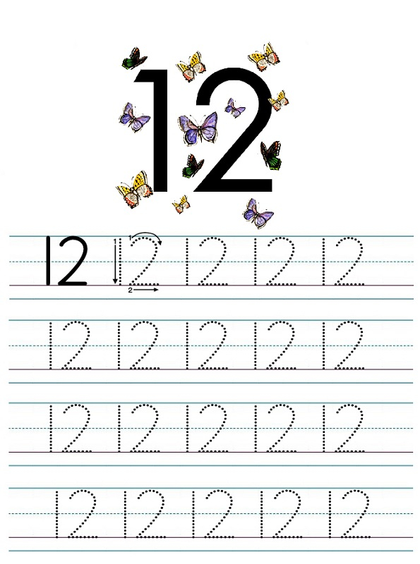Number 12 Worksheets To Print Activity Shelter Number 12 Worksheets To Print Activity Shelter