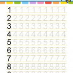 Number Chart Writing Worksheet School