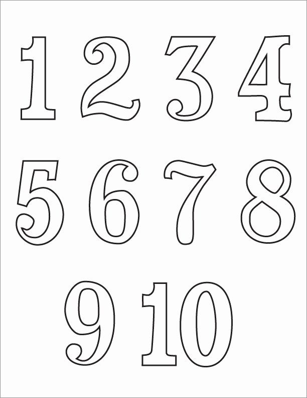 Number Coloring Pages 1 20 In 2020 Bubble Numbers Free 
