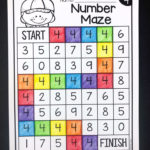 Number Mazes To 20 Math Activities Preschool Numbers