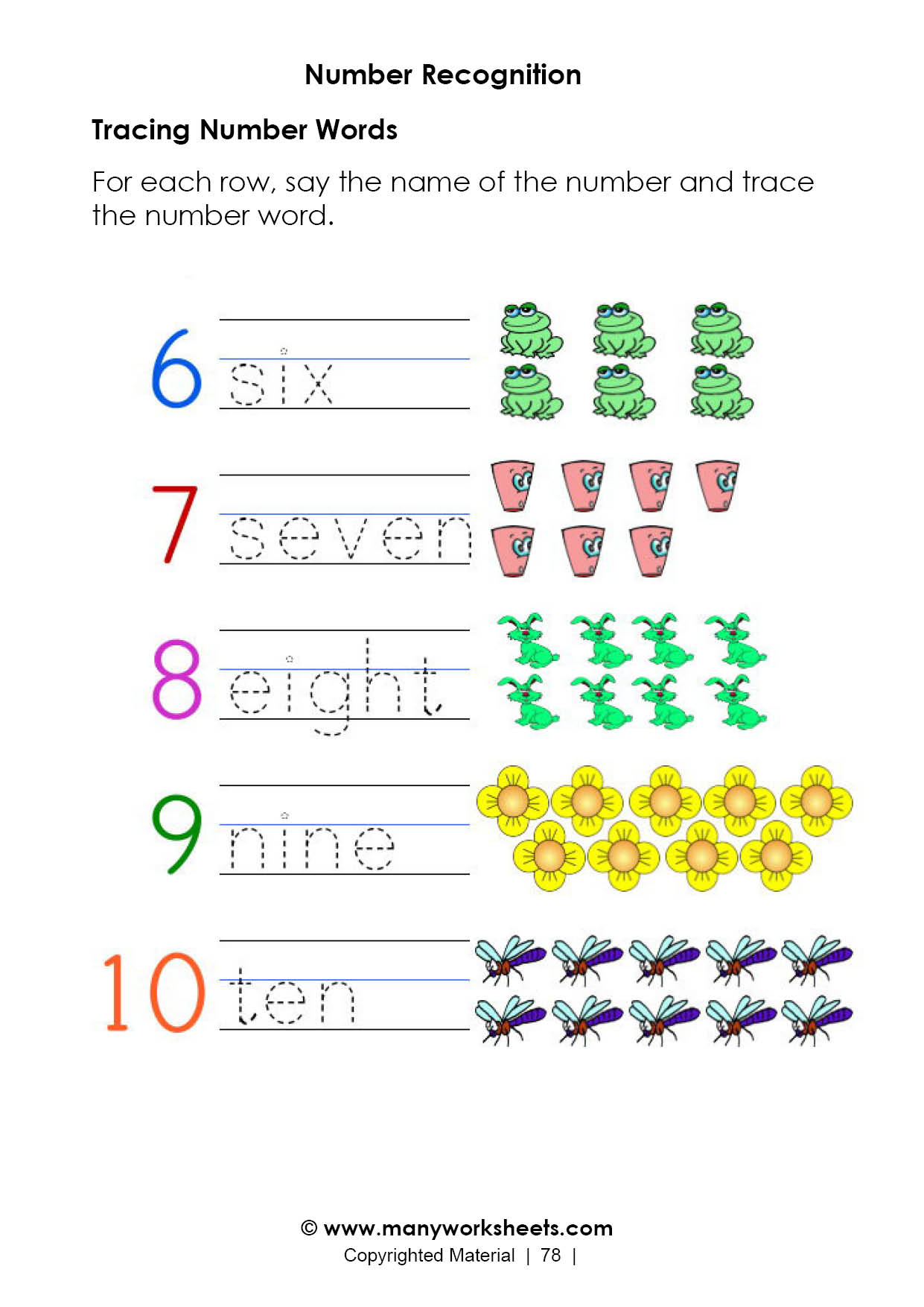 Number Names Worksheet 2