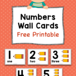 Number Wall Cards For Preschoolers The Teaching Aunt