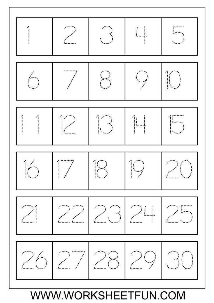 Number Worksheets For Kindergarten 1 30 Number Words Number Worksheets For Kindergarten 1 30 Number Words