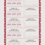 Numbered Raffle Ticket Template Raffle Ticket Template