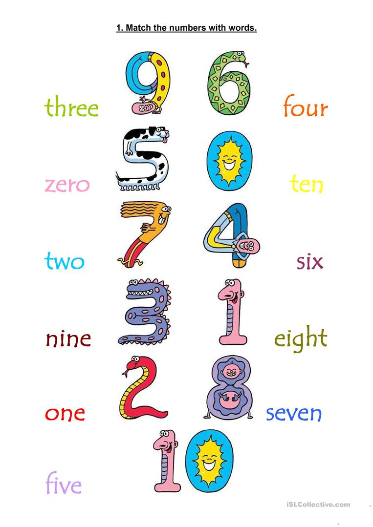 Numbers 0 10 Worksheet Free ESL Printable Worksheets 