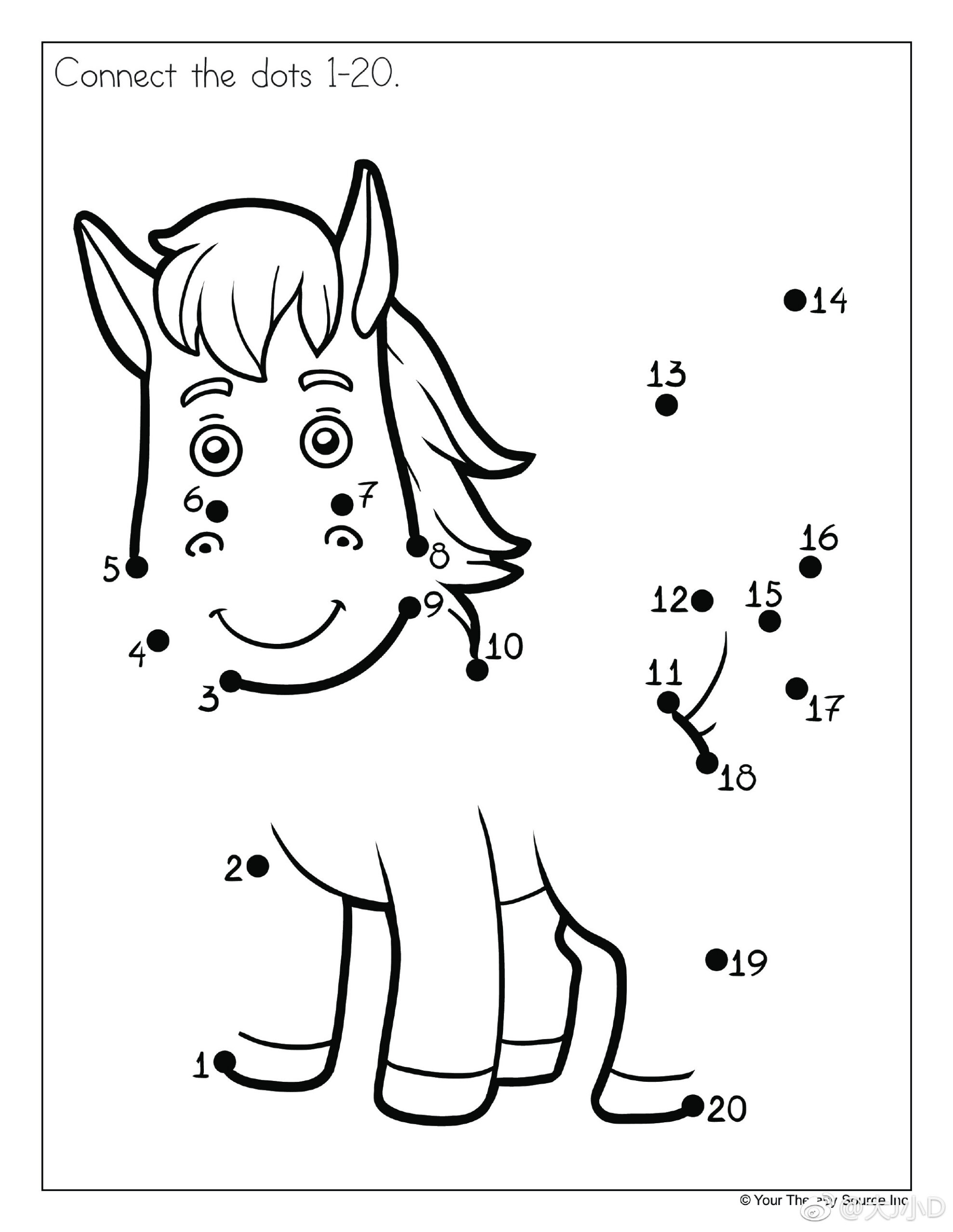 Numbers 1 10 Join The Dots NumbersWorksheet