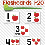 Numbers Flashcards 1 20 The Teaching Aunt