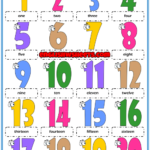 Numbers Vocabulary ESL Printable Picture Dictionary For Kids