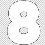 Numerical Digit Large Numbers Stencil Mathematics PNG