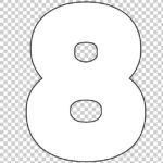 Numerical Digit Large Numbers Stencil Mathematics PNG
