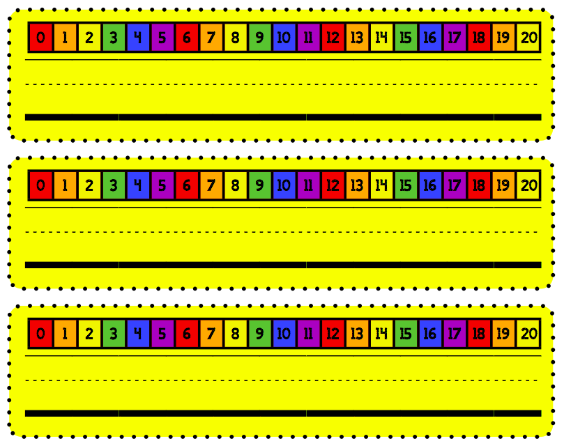 One Two Three Math Time August 2012