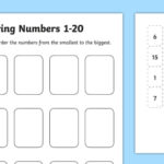 Ordering Numbers Game 1 To 20