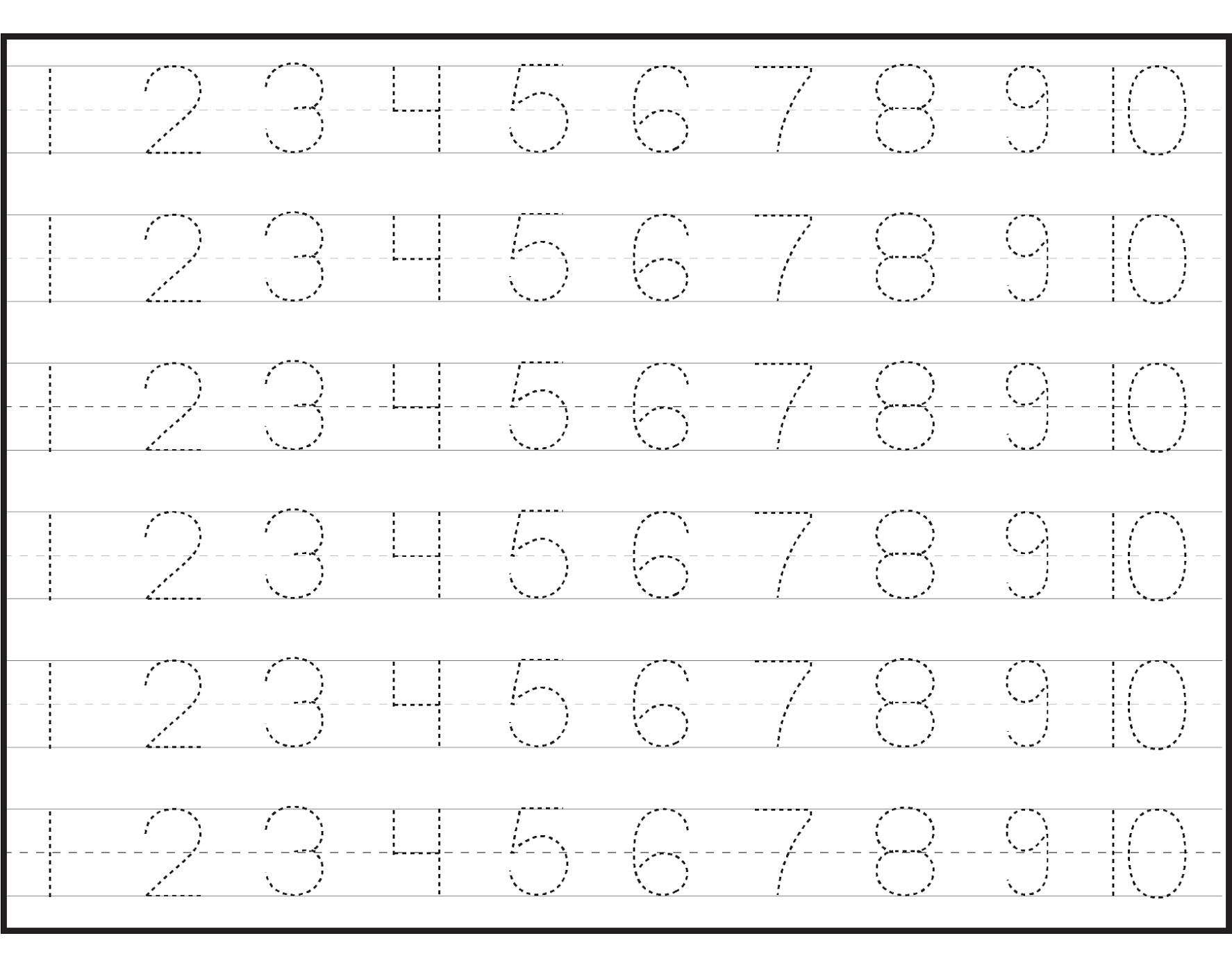 Pre K Number Worksheets Pre K Number Worksheets