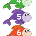 Preschool Fish Number Chart Pdf Download Coloring Page