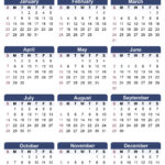 Printable 2019 Calendar With Week Numbers