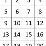 Printable Number Cards 1 20 Printable Numbers Number