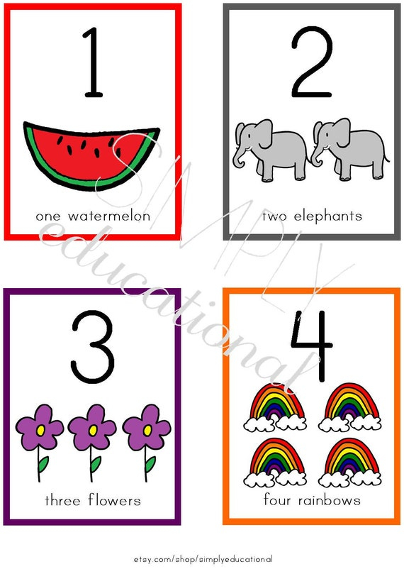 Printable Number Flashcards 1 10 Printable Number Flashcards 1 10