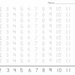 Printable Number Trace Worksheets Activity Shelter