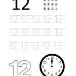 Printable Number Tracing Worksheets 1 12 Free Preschool