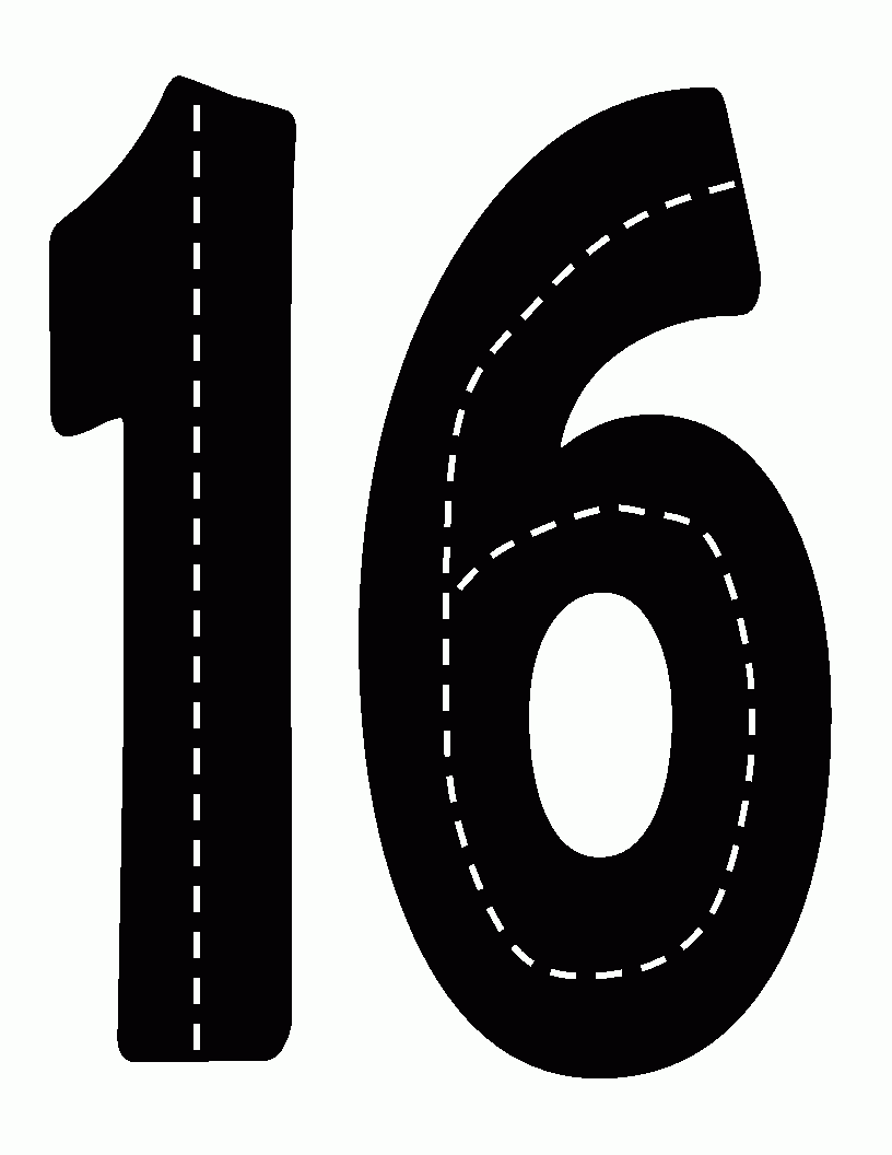 Printable Road Numbers Gecijferdheid Schrijfhoek Thema