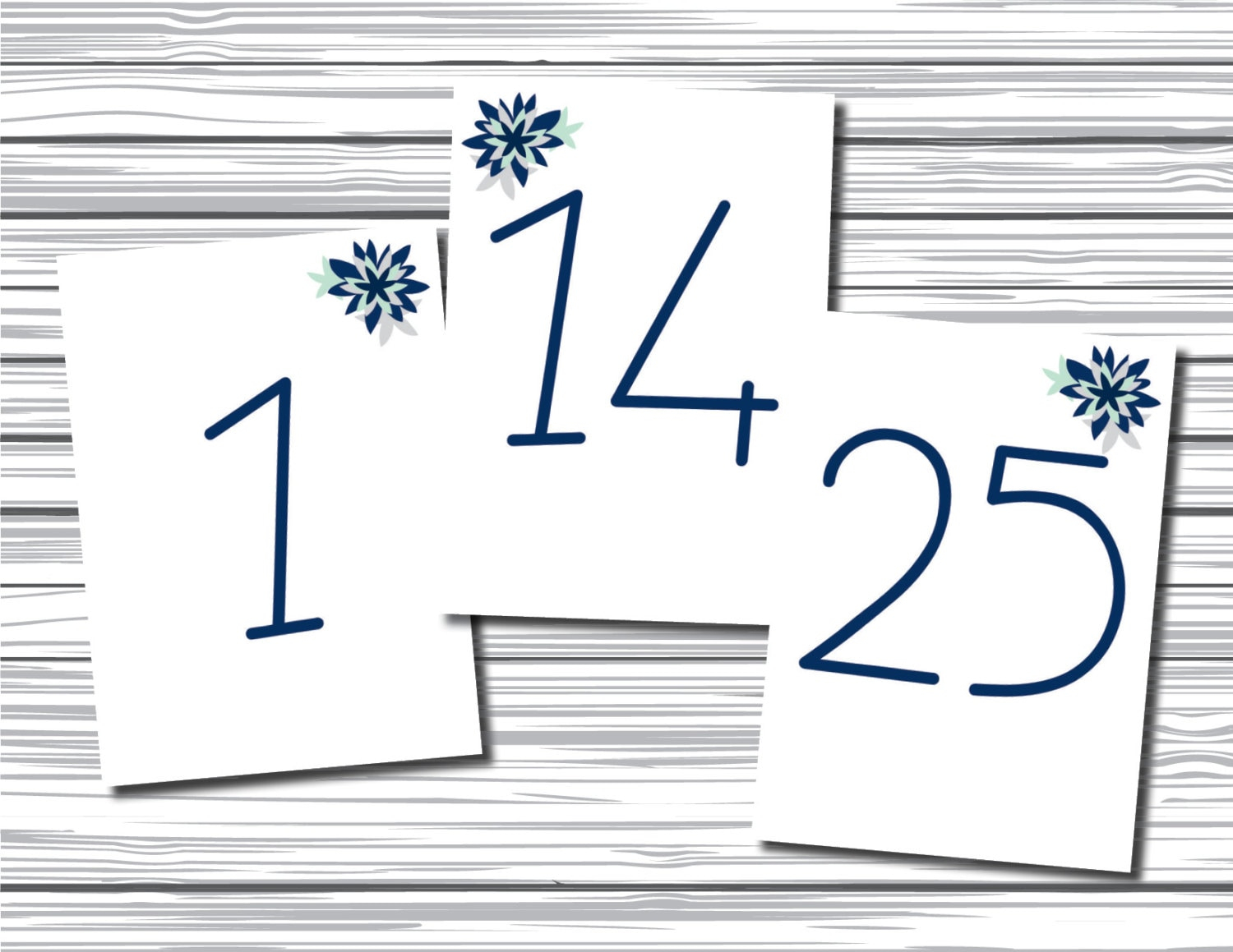 Printable Table Numbers 1 25 Wedding Reception Tables