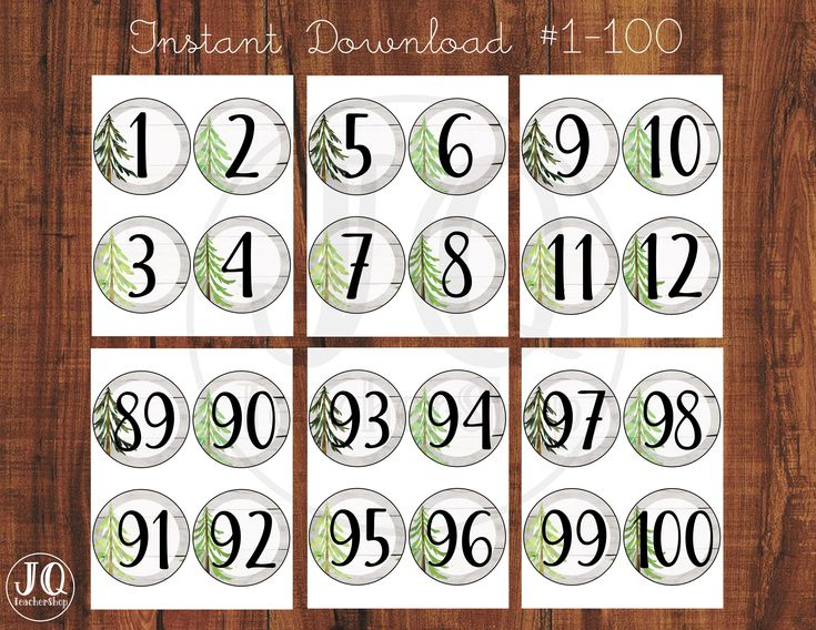 Printable Table Numbers Woodland Classroom Decor Classroom Printable Table Numbers Woodland Classroom Decor Classroom