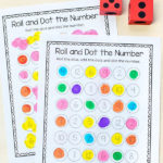 Roll And Dot The Number Math Activity Preschool Math