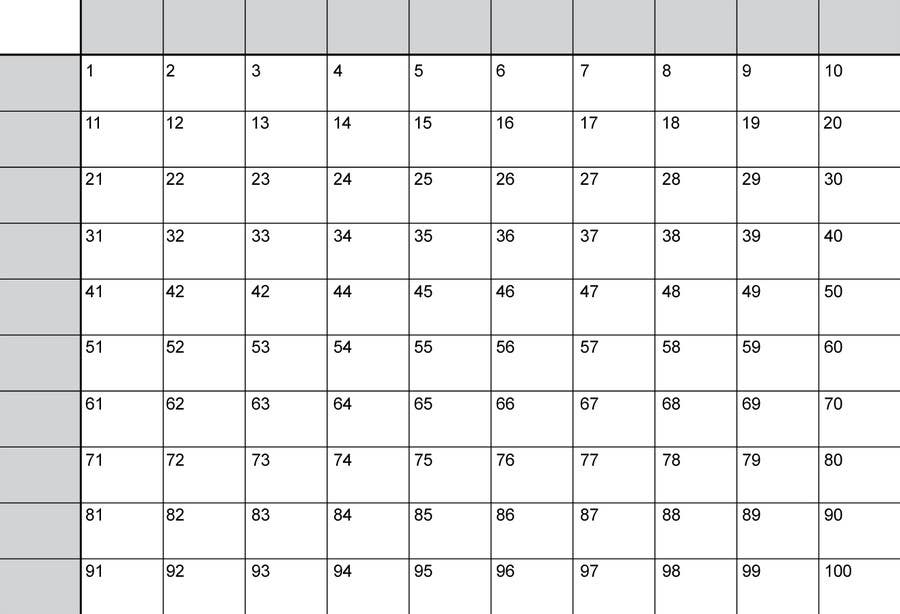 Simple Superbowl 100 Squares Grid As SVG In Adobe 