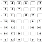 Skip Count To Complete Patterns Worksheet Turtle Diary