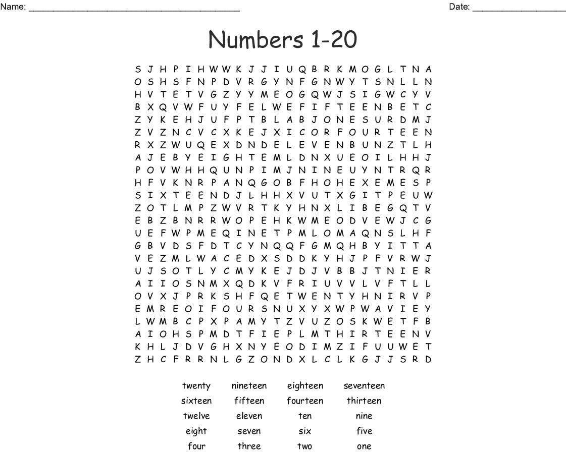 Spanish Numbers Word Search Printable Word Search Printable Spanish Numbers Word Search Printable Word Search Printable