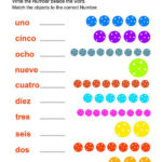 Spanish Numbers Worksheet