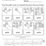 Spanish Numbers Worksheet For Kindergarten Free Printable