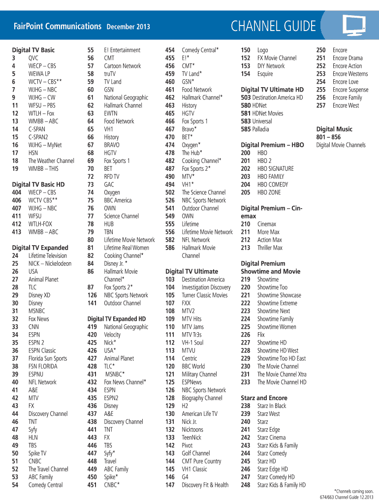 Spectrum Tv Guide Printable Fill Online Printable Spectrum Tv Guide Printable Fill Online Printable