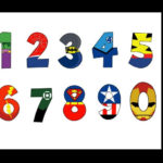 Superhero Bulletin Board Numbers 0 9 Digital Download