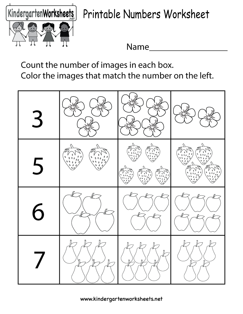 This Is A Fun Numbers Worksheet Kids Can Also Learn To 