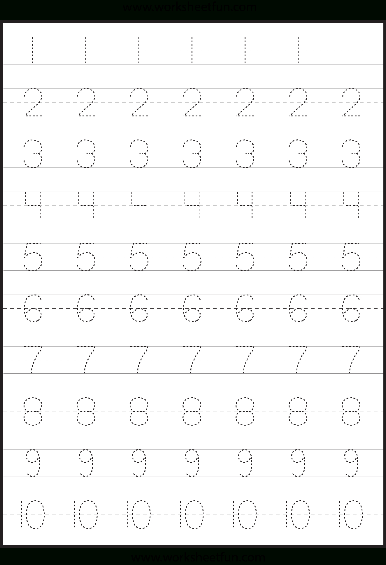 Tracing Numbers 1 10 Worksheets Kindergarten Pdf Tracing Numbers 1 10 Worksheets Kindergarten Pdf