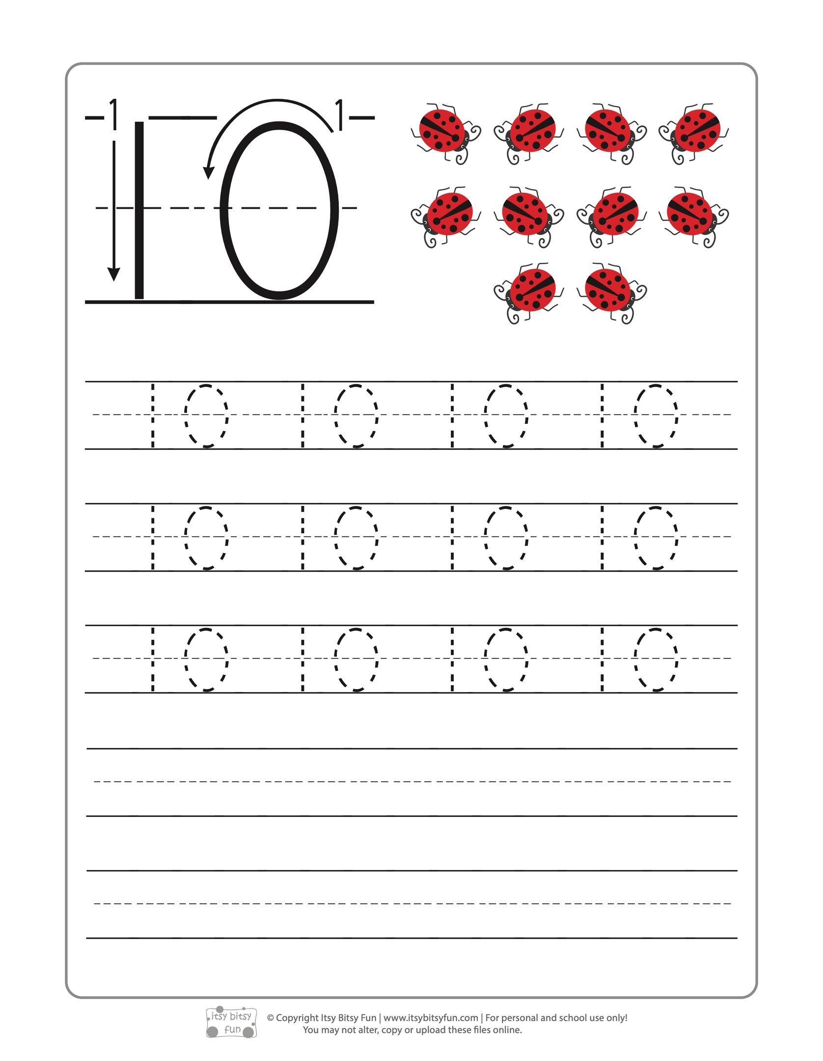 Tracing Numbers 1 10 Worksheets Kindergarten Pdf Name 