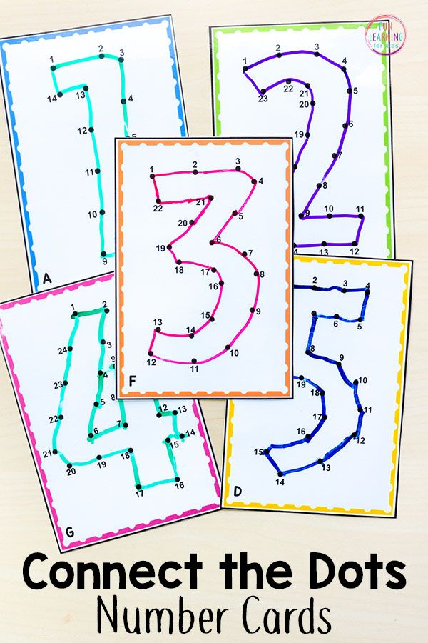 Using Connect The Dots Printables To Teach Numbers Using Connect The Dots Printables To Teach Numbers