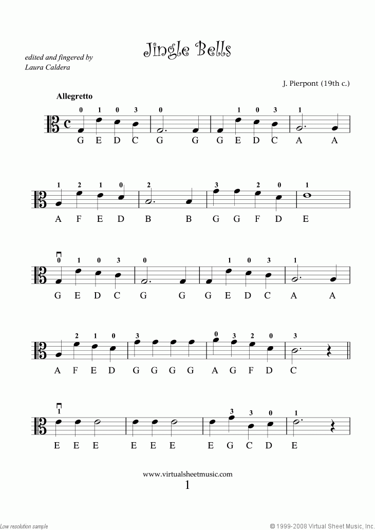 Very Easy Christmas Viola Sheet Music Songs Printable PDF Very Easy Christmas Viola Sheet Music Songs Printable PDF